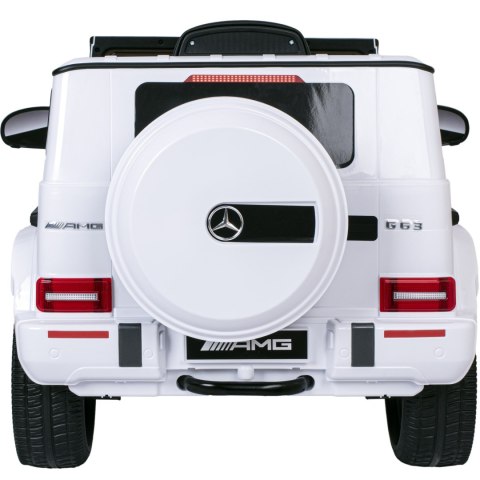 Samochód elektryczny dla dzieci MERCEDES AMG G63 biały Samochód elektryczny dla dzieci MERCEDES AMG G63 biały