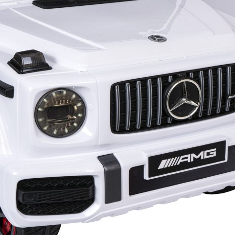 Samochód elektryczny dla dzieci MERCEDES AMG G63 biały Samochód elektryczny dla dzieci MERCEDES AMG G63 biały