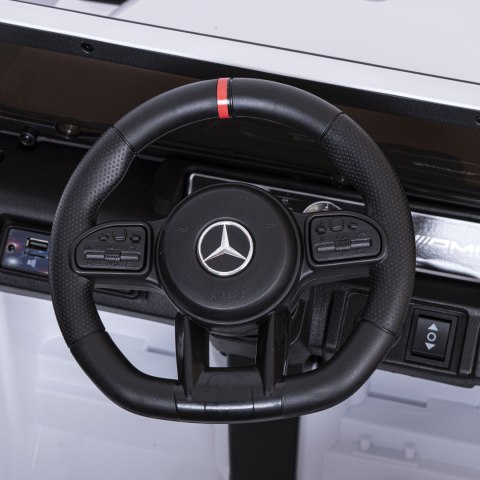 Samochód elektryczny dla dzieci MERCEDES AMG G63 biały Samochód elektryczny dla dzieci MERCEDES AMG G63 biały