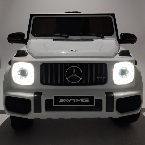 Samochód elektryczny dla dzieci MERCEDES AMG G63 biały Samochód elektryczny dla dzieci MERCEDES AMG G63 biały