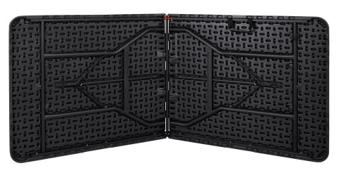 Stół cateringowy RATTAN składany w walizkę - 180 cm czarny Stół cateringowy RATTAN składany w walizkę - 180 cm czarny