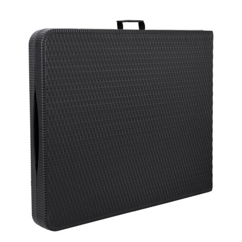 Stół cateringowy RATTAN składany w walizkę - 180 cm czarny Stół cateringowy RATTAN składany w walizkę - 180 cm czarny
