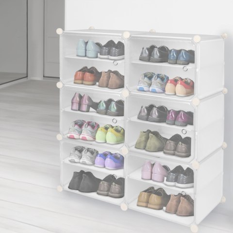 Szafka modułowa na buty PETRA biała Szafka modułowa na buty PETRA biała