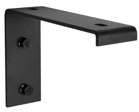Wspornik na półkę metalowy czarny do 30 kg Wspornik na półkę metalowy czarny do 30 kg