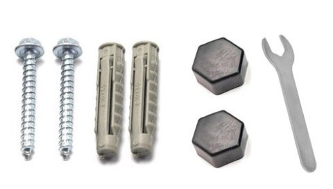 Wspornik na półkę metalowy czarny do 30 kg Wspornik na półkę metalowy czarny do 30 kg