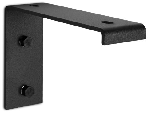 Wspornik na półkę metalowy czarny do 30 kg Wspornik na półkę metalowy czarny do 30 kg