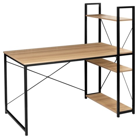 Biurko industrialne loftowe Trosa Modern Oak Biurko industrialne loftowe Trosa Modern Oak