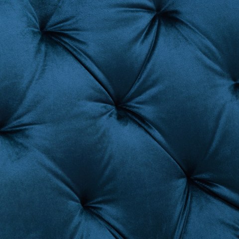 Krzesło ELIOT VELVET tapicerowane granatowy aksamit Krzesło ELIOT VELVET tapicerowane granatowy aksamit