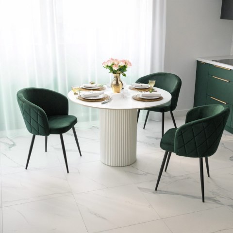 Krzesło HAMPTON VELVET ciemnozielone Krzesło HAMPTON VELVET ciemnozielone