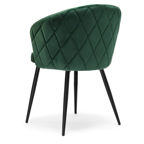 Krzesło HAMPTON VELVET ciemnozielone Krzesło HAMPTON VELVET ciemnozielone