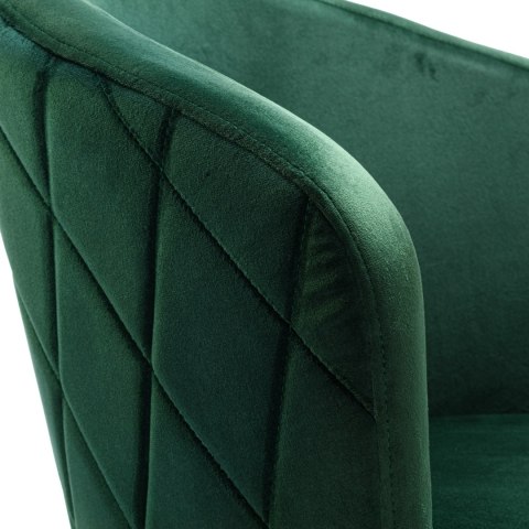 Krzesło HAMPTON VELVET ciemnozielone Krzesło HAMPTON VELVET ciemnozielone
