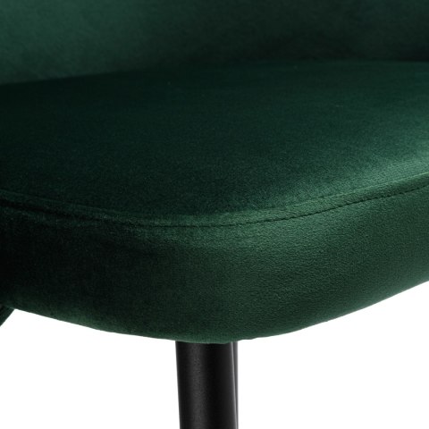 Krzesło HAMPTON VELVET ciemnozielone Krzesło HAMPTON VELVET ciemnozielone