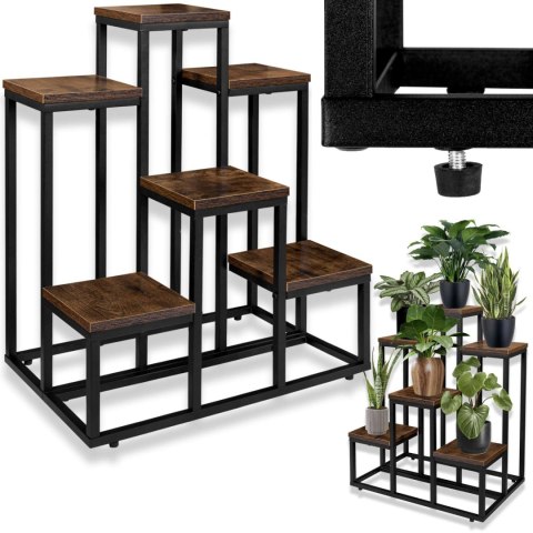 Kwietnik stojący loft BELGAR RUSTIC stojak na kwiaty Kwietnik stojący loft BELGAR RUSTIC stojak na kwiaty
