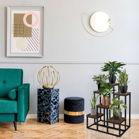 Kwietnik stojący loft BELGAR RUSTIC stojak na kwiaty Kwietnik stojący loft BELGAR RUSTIC stojak na kwiaty