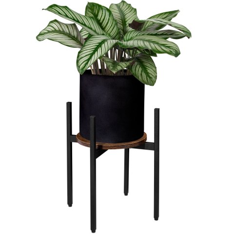 Kwietnik stojący loftowy Torre Rustic 40 cm czarny Kwietnik stojący loftowy Torre Rustic 40 cm czarny