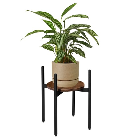 Kwietnik stojący loftowy Torre Rustic 40 cm czarny Kwietnik stojący loftowy Torre Rustic 40 cm czarny
