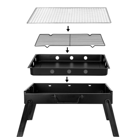 Grill składany przenośny TULIN Grill składany przenośny TULIN