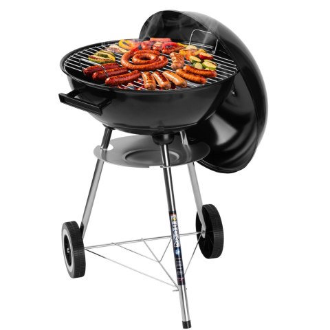 Grill węglowy ogrodowy RUND czarny Grill węglowy ogrodowy RUND czarny