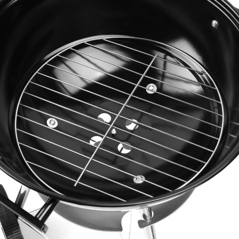 Grill węglowy ogrodowy RUND czarny Grill węglowy ogrodowy RUND czarny