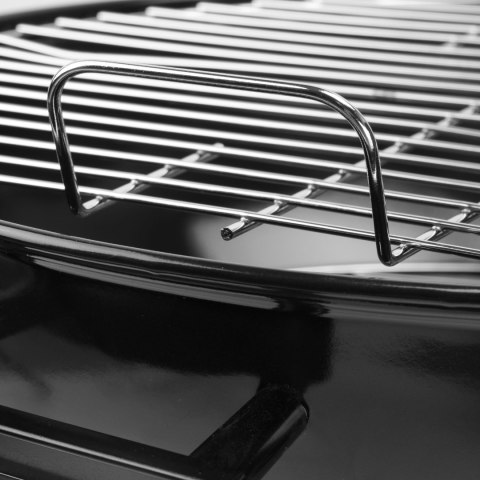Grill węglowy ogrodowy RUND czarny Grill węglowy ogrodowy RUND czarny