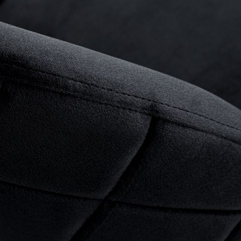 Krzesło welurowe Fargo Gold Velvet czarne Krzesło welurowe Fargo Gold Velvet czarne