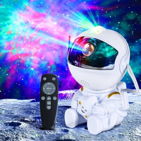 Lampa nocna projektor UNIVERSE astronauta biały Lampa nocna projektor UNIVERSE astronauta biały