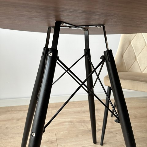 Stolik okrągły PARIS BLACK DTW 80 cm jesion Stolik okrągły PARIS BLACK DTW 80 cm jesion