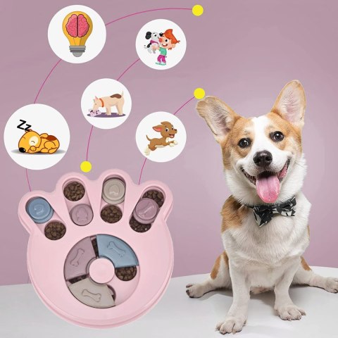 Gra Puzzle zabawka dla psa kota Brady różowy Gra Puzzle zabawka dla psa kota Brady różowy