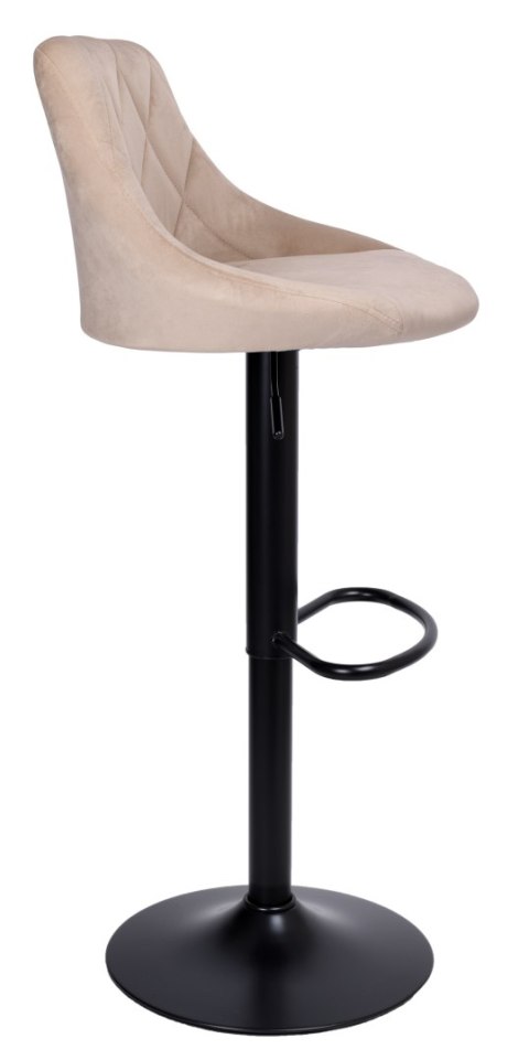 Hoker barowy Cydro black beżowy Velvet Hoker barowy Cydro black beżowy Velvet