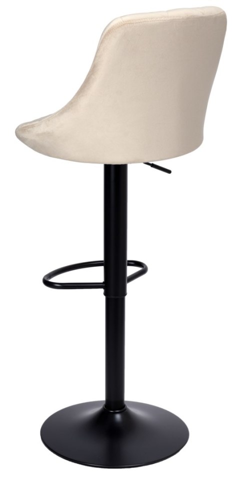 Hoker barowy Cydro black beżowy Velvet Hoker barowy Cydro black beżowy Velvet