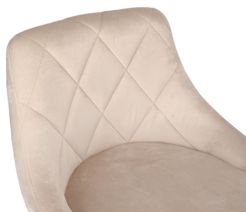 Hoker barowy Cydro black beżowy Velvet Hoker barowy Cydro black beżowy Velvet