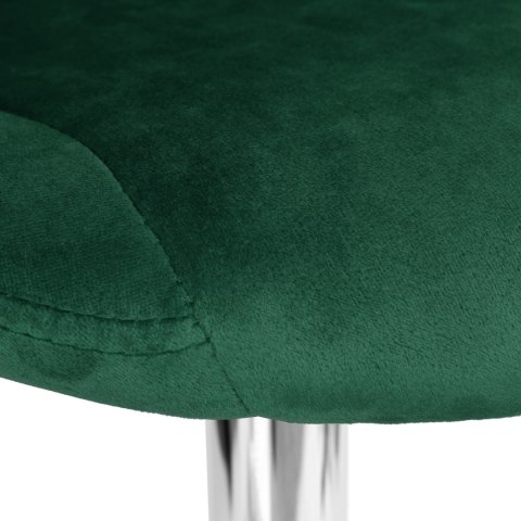 Hoker barowy Cydro chromowane zielone Velvet Hoker barowy Cydro chromowane zielone Velvet