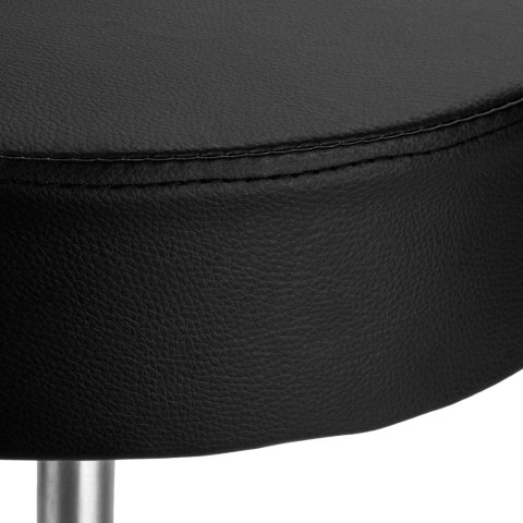 Taboret fryzjerski kosmetyczny TULSA czarny Taboret fryzjerski kosmetyczny TULSA czarny