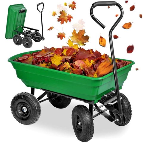 Wózek transportowy wywrotka GARTEN zielony Wózek transportowy wywrotka GARTEN zielony