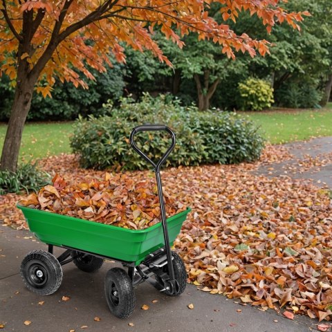 Wózek transportowy wywrotka GARTEN zielony Wózek transportowy wywrotka GARTEN zielony