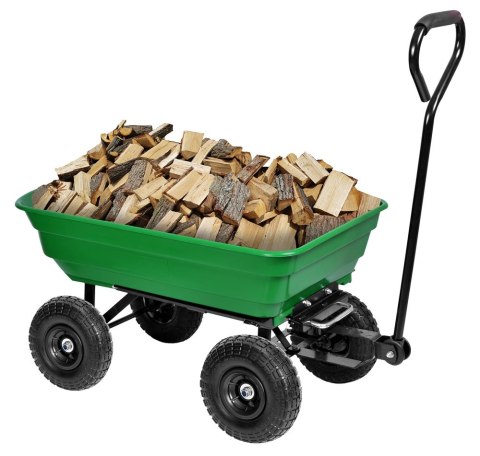 Wózek transportowy wywrotka GARTEN zielony Wózek transportowy wywrotka GARTEN zielony