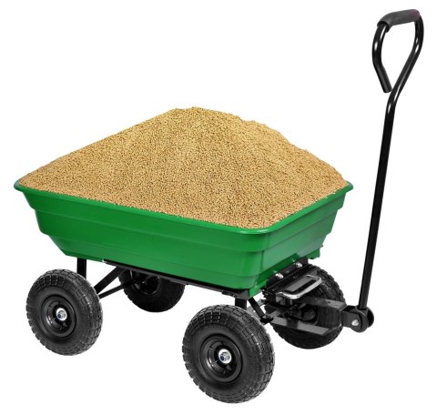 Wózek transportowy wywrotka GARTEN zielony Wózek transportowy wywrotka GARTEN zielony