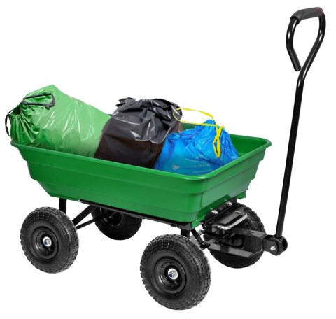 Wózek transportowy wywrotka GARTEN zielony Wózek transportowy wywrotka GARTEN zielony