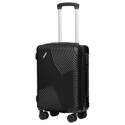 Zestaw walizek podróżnych AZORES CZARNY 4w1 Zestaw walizek podróżnych AZORES CZARNY 4w1