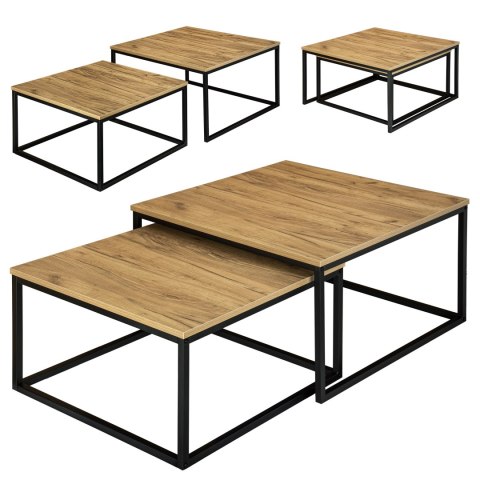 Stoliki kawowe loft Velen Rustic Craft Stoliki kawowe loft Velen Rustic Craft