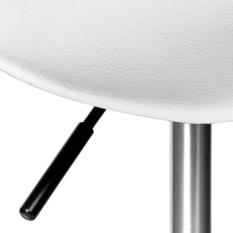 Taboret fryzjerski kosmetyczny Stratum biały Taboret fryzjerski kosmetyczny Stratum biały