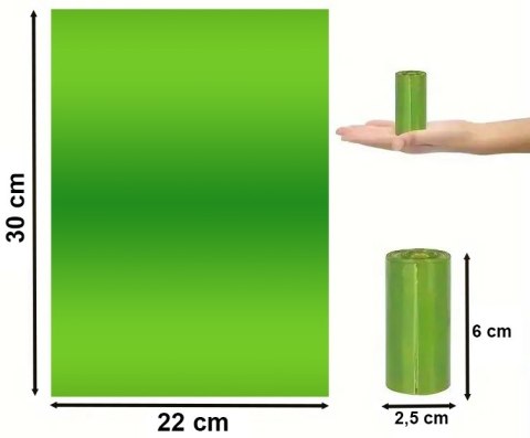 Woreczki bio na psie odchody GIZMO 400 sztuk Woreczki bio na psie odchody GIZMO 400 sztuk