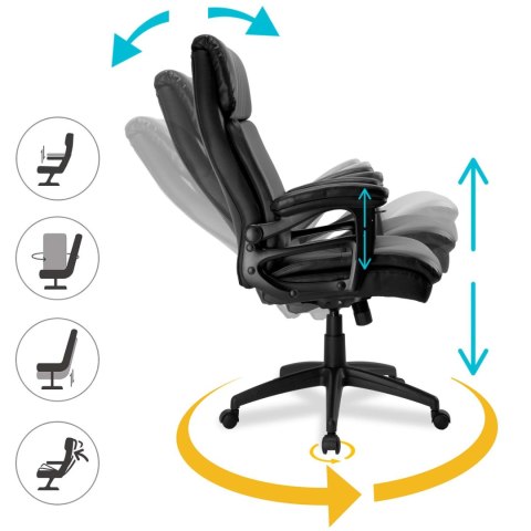 Krzesło biurowe fotel CONCORD 2.0 czarny Krzesło biurowe fotel CONCORD 2.0 czarny