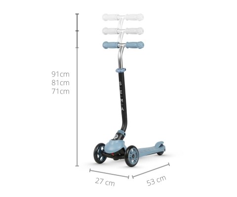 Qplay Qplay Hulajnoga Sema 3w1 Blue
