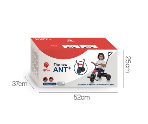 Qplay Qplay Rowerek Trójkołowy Ant Plus Red