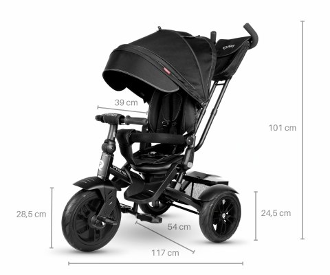 Qplay Qplay Rowerek Trójkołowy Premium Black