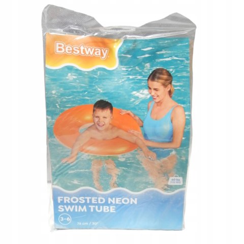 Bestway Bestway Kółko koło dmuchane 76cm Neon 36024 P