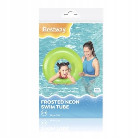 Bestway Bestway Kółko koło dmuchane 76cm Neon 36024 Z