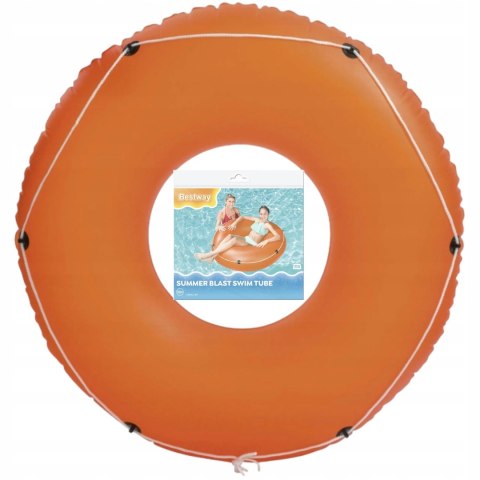 Bestway Bestway Kółko koło dmuchane z liną 119 cm pomarańczowe 36120 P