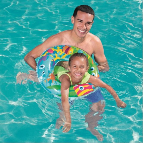 Bestway Bestway kółko koło dmuchane do pływania dla dziecka 56cm 3-6lat 36013 ocean